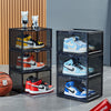 PRE ORDER - Extra Large Ultra Tined Black Magnetic Side Door Sneaker Shoe Display Box