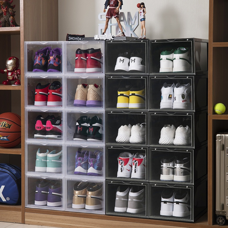 Extra Large Clear Magnetic Front Door Sneaker Shoe Display Box