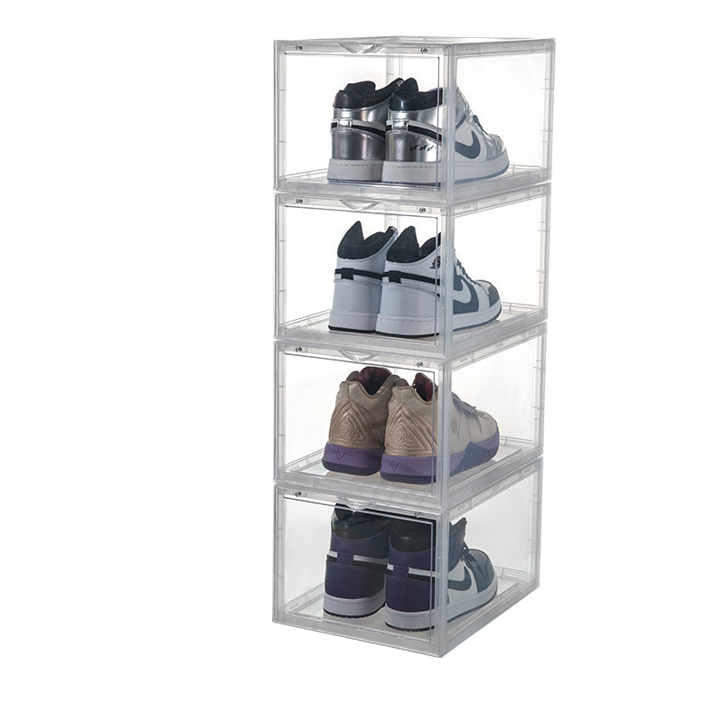 Extra Large Clear Magnetic Front Door Sneaker Shoe Display Box